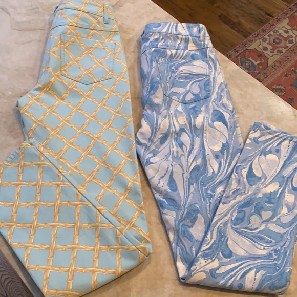 J McLaughlin Jeans BLUE Swirl only - Picture 3 of 5